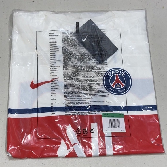 Nike PSG Lionel Messi Jersey Tee Men’s Size XL Paris Saint-Germain T Shirt NEW - Picture 3 of 3